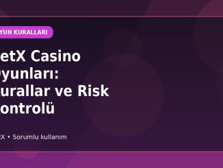 BetX Casino Oyunları: Kurallar ve Risk Kontrolü kapak görseli